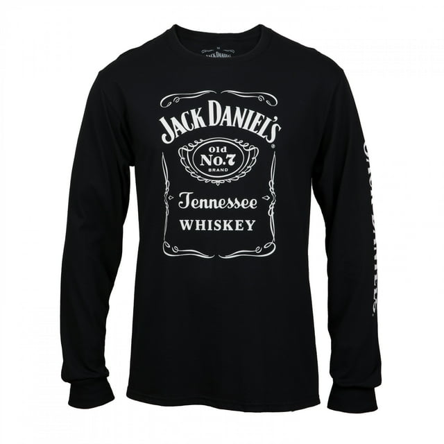 Jack Daniels Old No.7 Brand Tennessee Whiskey Long Sleeve Shirt-Large
