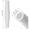 thumbnail image 3 of (3 piezas) Adaptador de manguera de piscina, conector para limpiadores de piscinas de 32 mm y 38 mm o mangueras de bomba de filtro de Poweka, 3 of 5