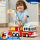 thumbnail image 5 of JOYIN Camión de bomberos extra grande para niños y niñas con escalera de 33 pulgadas, luces, sirenas y botones realistas, motor de camión de bomberos grande para niños mayores de 3 años, regalo de cum, 5 of 5