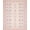 Blush Pink, Pattern 4, variant on ODIKA Pink Boho Blush Argyle Pastel Lattice Mauve Border Southwestern Foldable Easy Care for King Size Bedroom, Master Suite, Under Bed