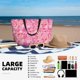 thumbnail image 5 of Disketp Love Bolsa de Playa de Gran Capacidad, Bolso Impermeable y a Prueba de Arena para Mujer, Ideal para Playa, Piscina y Natación, 5 of 7
