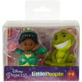 thumbnail image 2 of Little People Disney Princess Tiana and Naveen Action Figure Set, Ages 1.5-5 Years, 2 of 4