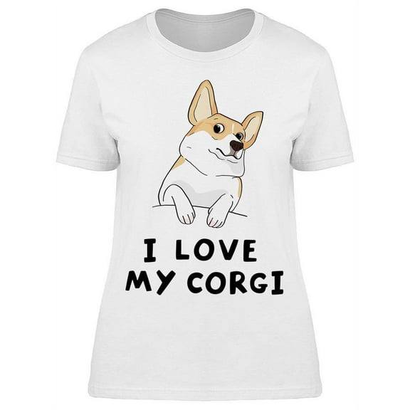 Corgi Lover T-Shirt Women -Image by Shutterstock, Female Small