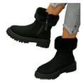 thumbnail image 6 of Npasoilc Snow Boots for Women,Winter Boots,Ankle Boots and Fluff Boots With Fleece,Fur Lined Short Boots, 6 of 9