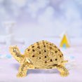 thumbnail image 3 of Raindrops Metal Mini Turtle Model Alloy Turtle Model Mini Animal Crafts Mini Animal Decoration, 3 of 8