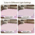 thumbnail image 7 of ODIKA 6'x9' Washable Area Rug Non-Slip, Chair-Friendly, Pink Checkered Purple Gingham Boho Charm Bold Checkerboard Grid for Dining Room, Under Table, Office Décor, 7 of 7