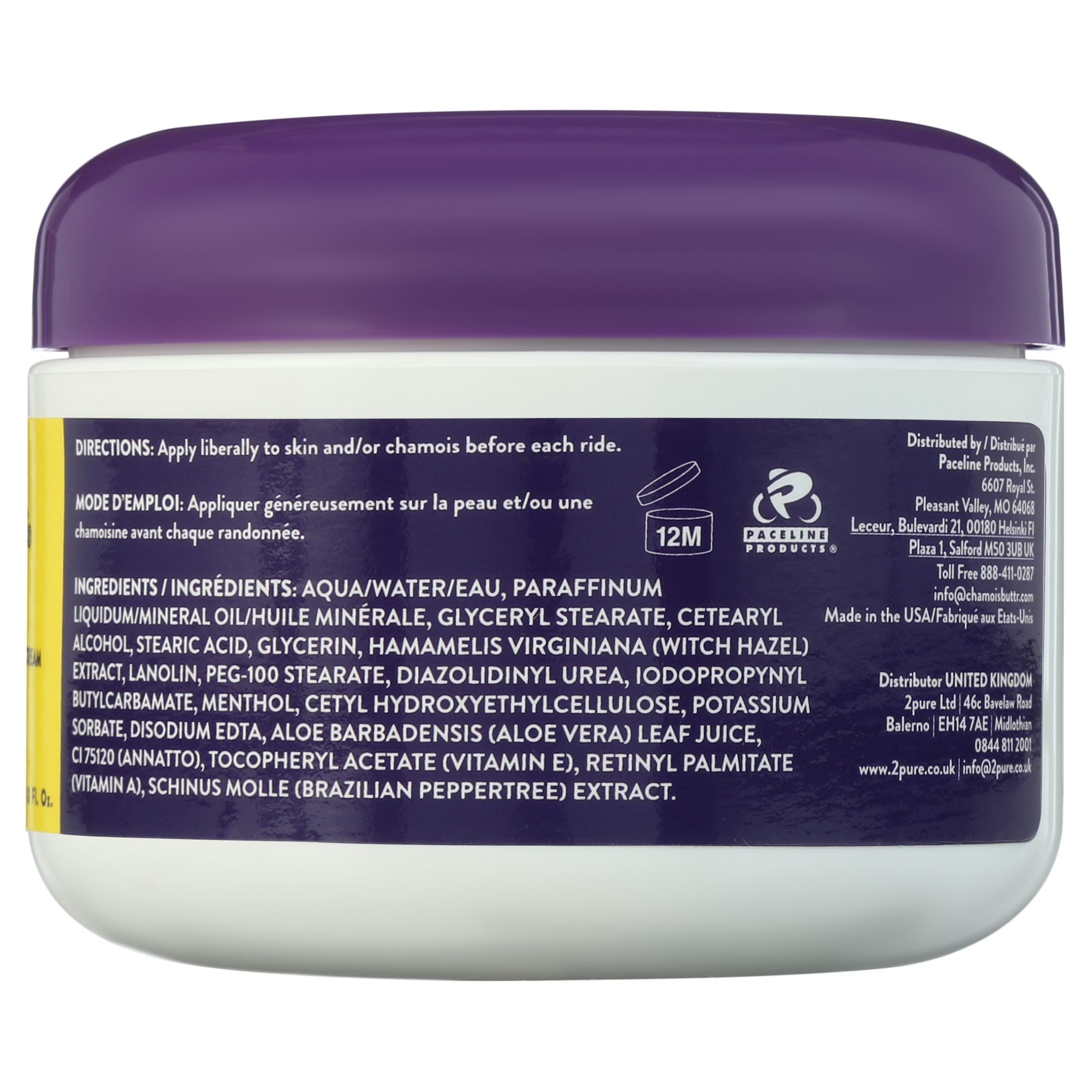 Chamois Buttr Eurostyle Anti Chafe Cream Non-Greasy Lubricant 8 Ounce Jar - image 3 of 7