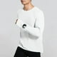 thumbnail image 1 of pstuiky camisa de manga larga para hombre, Blusa deportiva informal de manga larga con cuello redondo y color liso para hombre Tops de hombre xxl, 1 of 6