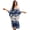 Butterfly Tie-dye Blue, variant on Women Kaftan Dresses Long Caftan Beach Coverup Swimsuit Cover Up Summer Dress Vacation Maxi Dresses Soft Breathable Kaftan Casual Wear, Tie-dye Print Blue