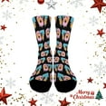 thumbnail image 2 of Funny 67 Six Seven Meme Kids Matchings Christmas Half Calf Sock for Boys Girls Footwear 7-13 Years Black3, 2 of 4