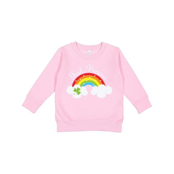 Inktastic Irish Princess St Patricks Day Rainbow Toddler Sweatshirt
