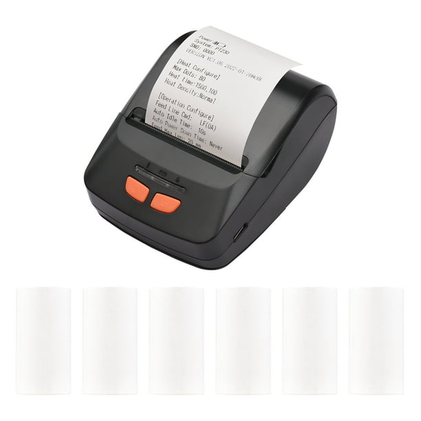 Bisofice Receipt Printer Portable 58mm Mobile Thermal Printer Wireless