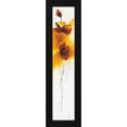 thumbnail image 2 of Isabelle Zacher-Finet 6x14 Black Modern Wood Framed Wall Art Titled - Fleurs d automne III, 2 of 6