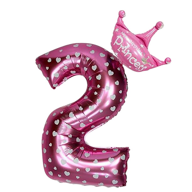 Xihbxyly Globo con Número de 32 Pulgadas, Ideal para Celebraciones, Diseño Duradero y Reutilizable, Ideal para Cumpleaños, Aniversarios, Bodas y Baby Showers. Tamaño: 1 Unidad.