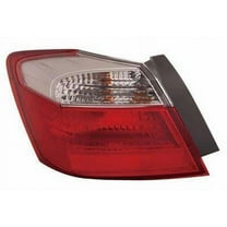 New Aftermarket Passenger Side Outer Tail Light Assembly 33500T2AA01 fits 2013-2015 Honda Accord EX Sedan 4-Door