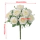 thumbnail image 2 of Billuyoard 9 cabezas de rosas flores artificiales ramo de boda flor falsa de seda boda Flores artificiales, 2 of 6