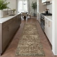 thumbnail image 3 of BERTHMEER 2'x8' Runner Rugs for Hallway Kitchen Entryway Entrance Bedroom Living Room Bedroom Washable Vintage Non-slip Runner Rugs,Red Brown, 3 of 6