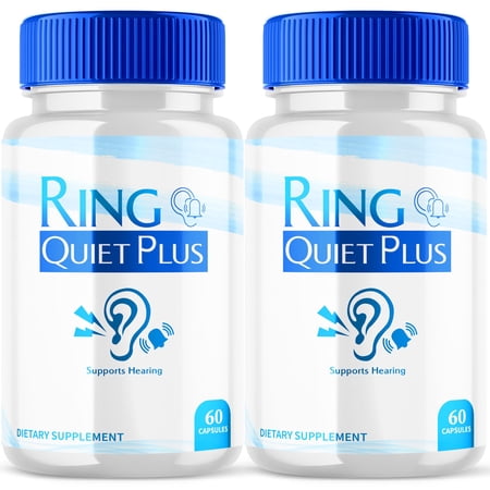 Ring Quiet Plus Advanced Tinnitus Support Supplement RingQuiet Natural Hearing Support 120 Capsules
