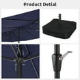 thumbnail image 4 of Senfot 15FT Extra Large Patio Umbrella with Base Double-Sided Market Umbrella Crank Handle UV Protected for Garden Backyard Poolside, 4 of 9