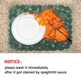 thumbnail image 6 of SPOORYYO 1 Pack Sink Mat for Stainless Steel and Porcelain Sinks, PVC Dish Drying Mat Kitchen Sink Protector with Pebble Design, Fits Bottom of Sink, Dark Green, 15.8 x 12 Inch, 6 of 6
