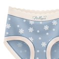 thumbnail image 2 of Aayomet Womens Bikini Panties Breathable and Seamless Printing Bow Panties (B, M), 2 of 4