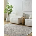 thumbnail image 4 of BoutiqueRugs Trula Traditional Area Rug - Machine Washable - Light Gray, Beige, Bone - 6'7" x 9', 4 of 8