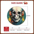 thumbnail image 2 of Sikiie Modern Hip-Hop Skull Nativity Christmas Tree Skirt, Jesus Christian Winter Holiday Tree Mat Decoration(30-48IN)30", 2 of 6