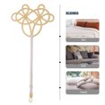 thumbnail image 4 of Raindrops Long Handle Quilt Duster Practical Quilt Beat Tool For Home Duster Rug Beater Paddle For Mattress And Carpet Beater Household Rug Beater Practical Rug Duster, 4 of 8