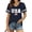 A2-Blue, variant on 250th Anniversary Patriotic Shirts Women American Flag Shirt 4th of July Tee Tops V-Neck Short Sleeve Summer T-Shirt Medium