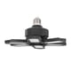 thumbnail image 4 of Luz LED para garaje, 1800LM, 24W, 6 hojas, buena disipación de calor plegable, luz LED para almacén, 85 a 265V, 4 of 5