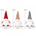 thumbnail image 5 of Christmas Gnome Plush Decor with Sequins Hat, 12" Handmade Gnomes Swedish Tomte Plush Doll, Home Thanksgiving Holiday Tabletop Santa, 5 of 7