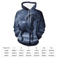 thumbnail image 7 of LAOLIUSN Novelty Horse Print Hoodie Animal 3D Pattern Sweatshirt Hooded Pullover with Pocket S-4XL, 7 of 7