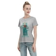 thumbnail image 4 of Women's Basic Short Sleeve T-Shirt Super Saiyan, 4 of 6