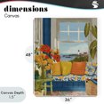 thumbnail image 4 of Stupell Industries Bohemian Distant Lighthouse Window View Canvas Art, 36 x 48, by Lisa R Dumm, 4 of 8
