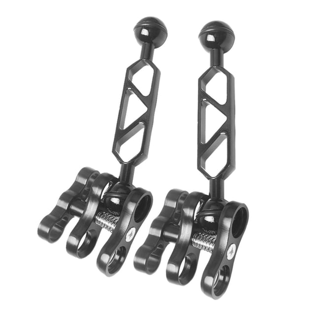 Antorcha de lámpara de buceo shamjiam 2 unids Aleación de Aluminio Articulación de Doble 6 Pulgadas