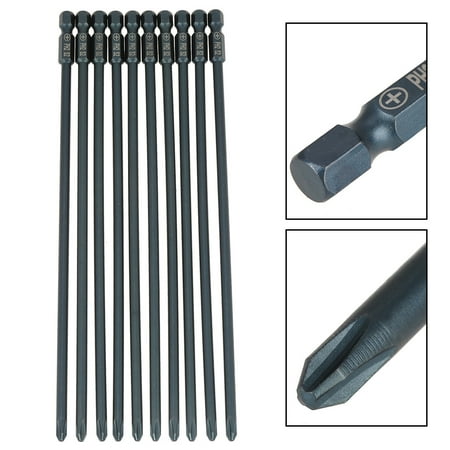 

Screwdriver Bits Set PH2 Head Head Bit Hex Shank For Air Screwdrivers Electric Drills