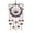 Spider Web, variant on Halloween Crystal Wind Chime, Stained Glass Style Ghost and Witch Hanging Suncatcher, Acrylic Window Decoration for Fall Porch, Garden, and Outdoor Display