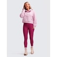 thumbnail image 3 of Leggings CRZ YOGA térmicos con forro polar y bolsillos 71 cm Magenta, 3 of 5