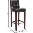 thumbnail image 2 of Safavieh Thompson Bar Stool-Color:Cherry Mahogany/Cream, 2 of 6