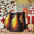 thumbnail image 6 of Rocae Tennis Ball On Fire And Water for Christmas Drawstring Linen Gift Bag with Drawstrings Treat Bag Goody Present Bags for Christmas Party Favor-Small, 6 of 9