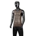thumbnail image 7 of Alkepwun Tank Tops for Men Sparkly Sheer Sexy Mesh Rhinestone Muscle Shirts Summer Sleeveless Round-Neck Party Nightclub Top, 7 of 7