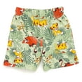 thumbnail image 4 of Disney Lion King Simba Timon Pumbaa Little Boys French Terry T-Shirt and Bike Shorts Outfit Set Toddler to Big Kid, 4 of 5