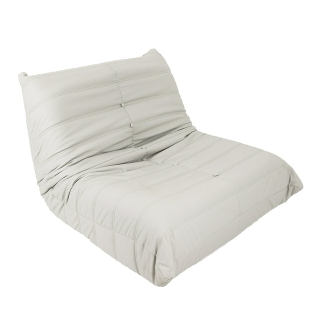 Sillon Individual Moderno para Sala de Piel Sintetica, Comodo y Ergonómico Sofa Juvenil Minimalista Decorativo para Dormitorio Recamara