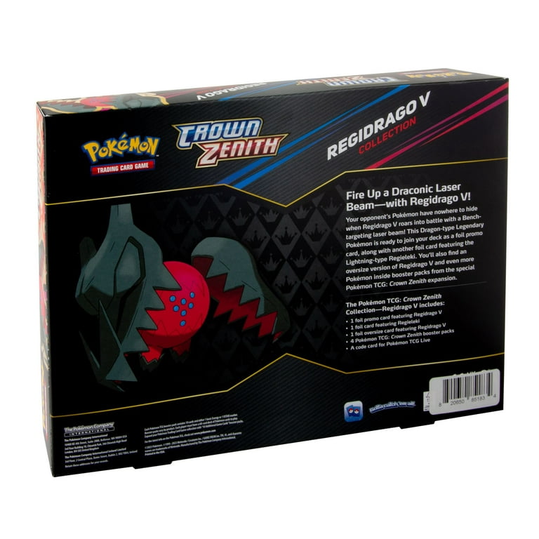 Pokmon Trading Card Games SAS12.5 Crown Zenith Regidrago V Box Pokmon Trading Card Games SAS12.5 Crown Zenith Regidrago V Box