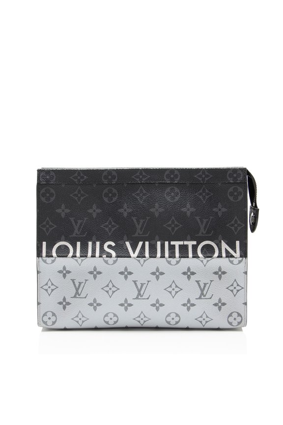 Pre-Owned Louis Vuitton Monogram Eclipse Split Voyage MM Pochette