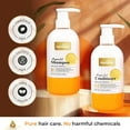 thumbnail image 5 of (3 pack) Herbishh Argan Oil Shampoo & Conditioner Set, Deep Cleansing & Hydration, Ideal For Frizzy & Colored Hair, With Shea Butter, Jojoba & Coconut Oil, 16.9 fl. oz Each, 5 of 8