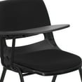 thumbnail image 6 of Flash Furniture Black Padded Ergonomic Shell Chair with Right Handed Flip-Up Tablet Arm, 6 of 12