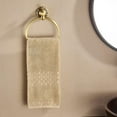 thumbnail image 3 of ABCISI Brass Towel Ring, Antique Hand Towel Holder, Flexibly Rotated by 180 °, Sturdy Bathroom Towel Rack Hanger, Exquisite Pattern Carving with Concealed Screws Design,Wall Mounted Retro Accessories, 3 of 7