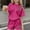 Hot Pink, variant on BRGZLK Girls Graphic Tees Round Neck Short Sleeved Summer Oversized T Shirts Two-Piece Casual Cute Tops For 3-14 Years Old