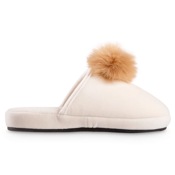 isotoner Women's Velour Valerie Slipper - 8544 (Ewe, 6-7)